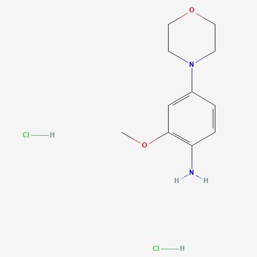 2-methoxy-4-morpholin-4-ylaniline;dihydrochloride (CAS: 761441-21-8) - Chemical Structure and Molecular Formula 