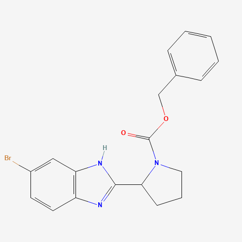 benzyl 2-(6-bromo-1H-benzimidazol-2-yl)pyrrolidine-1-carboxylate (CAS: 1031747-50-8) - Related Chemical Product