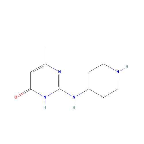 6-methyl-2-(piperidin-4-ylamino)-1H-pyrimidin-4-one (CAS: 1239782-96-7) - Related Chemical Product