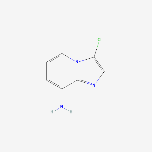 3-chloroimidazo[1,2-a]pyridin-8-amine (CAS: 177556-54-6) - Chemical Structure and Molecular Formula 