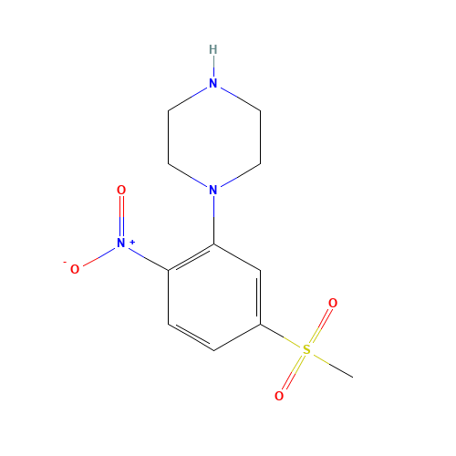 1-(5-methylsulfonyl-2-nitrophenyl)piperazine (CAS: 1095010-42-6) - Related Chemical Product