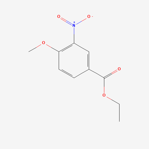 ethyl 4-methoxy-3-nitrobenzoate (CAS: 16357-47-4) - Chemical Structure and Molecular Formula 