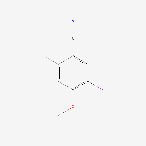 2,5-difluoro-4-methoxybenzonitrile (CAS: 1007605-44-8) - Chemical Structure and Molecular Formula 