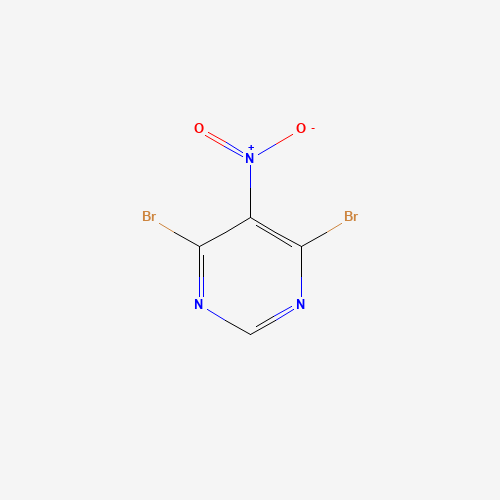 4,6-dibromo-5-nitropyrimidine (CAS: 1220634-13-8) - Chemical Structure and Molecular Formula 
