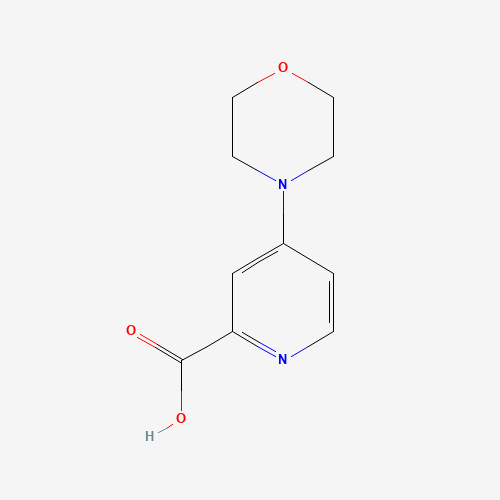 4-morpholin-4-ylpyridine-2-carboxylic acid (CAS: 66933-68-4) - Chemical Structure and Molecular Formula 