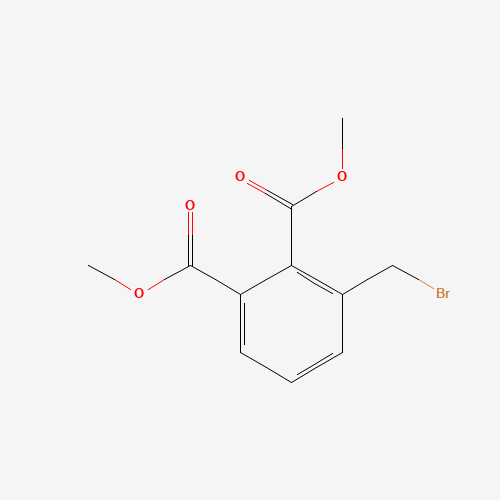 dimethyl 3-(bromomethyl)benzene-1,2-dicarboxylate (CAS: 24129-04-2) - Chemical Structure and Molecular Formula 