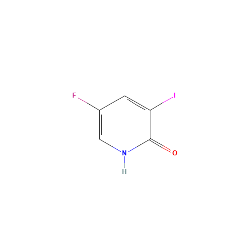 5-fluoro-3-iodo-1H-pyridin-2-one (CAS: 1186311-05-6) - Chemical Structure and Molecular Formula 