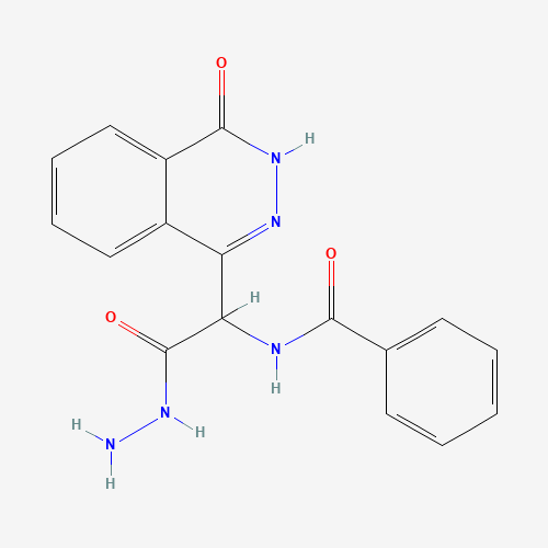 N-[2-hydrazinyl-2-oxo-1-(4-oxo-3H-phthalazin-1-yl)ethyl]benzamide (CAS: 49660-30-2) - Related Chemical Product