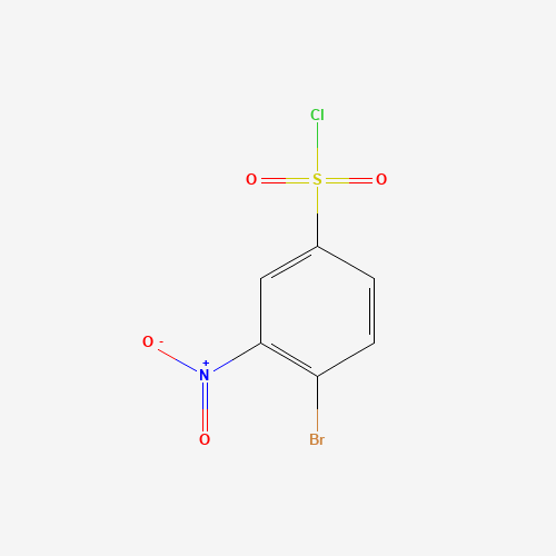 4-bromo-3-nitrobenzenesulfonyl chloride (CAS: 4750-22-5) - Chemical Structure and Molecular Formula 