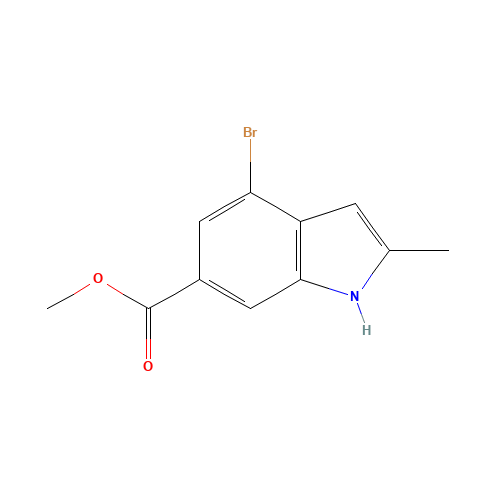 methyl 4-bromo-2-methyl-1H-indole-6-carboxylate (CAS: 1260383-49-0) - Related Chemical Product