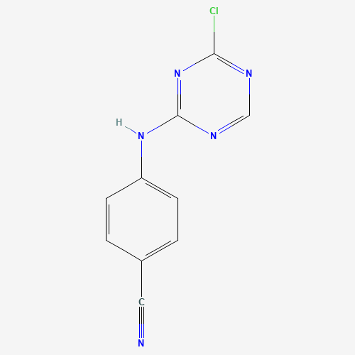 4-[(4-chloro-1,3,5-triazin-2-yl)amino]benzonitrile (CAS: 267240-51-7) - Related Chemical Product