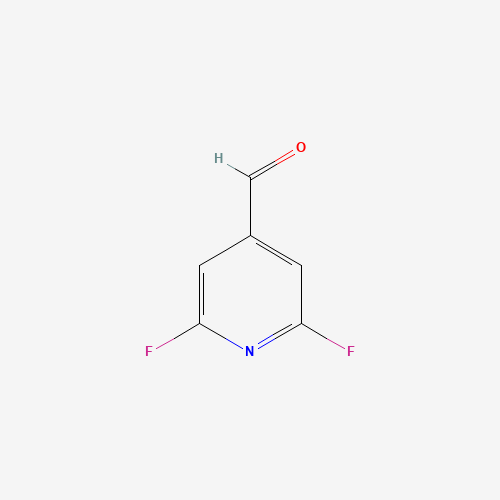2,6-difluoropyridine-4-carbaldehyde (CAS: 1227588-39-7) - Chemical Structure and Molecular Formula 