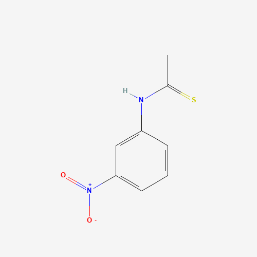 N-(3-nitrophenyl)ethanethioamide (CAS: 21115-69-5) - Chemical Structure and Molecular Formula 