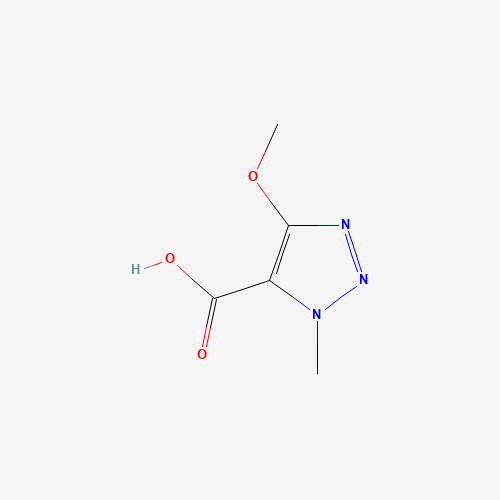 5-methoxy-3-methyltriazole-4-carboxylic acid (CAS: 716362-00-4) - Chemical Structure and Molecular Formula 