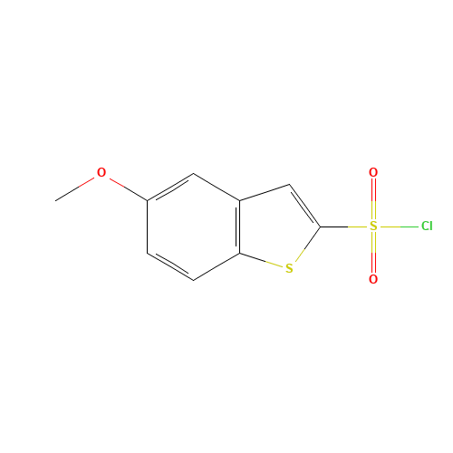 5-methoxy-1-benzothiophene-2-sulfonyl chloride (CAS: 96803-99-5) - Chemical Structure and Molecular Formula 