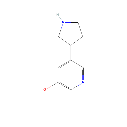 3-methoxy-5-pyrrolidin-3-ylpyridine (CAS: 1256818-08-2) - Related Chemical Product