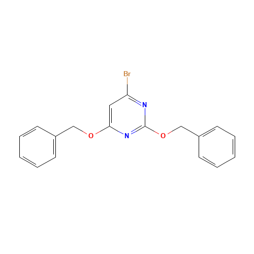 4-bromo-2,6-bis(phenylmethoxy)pyrimidine (CAS: 70523-27-2) - Related Chemical Product