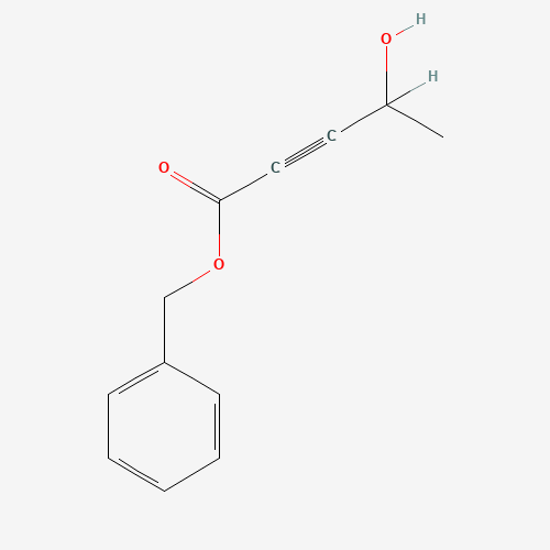 benzyl 4-hydroxypent-2-ynoate (CAS: 882158-71-6) - Chemical Structure and Molecular Formula 