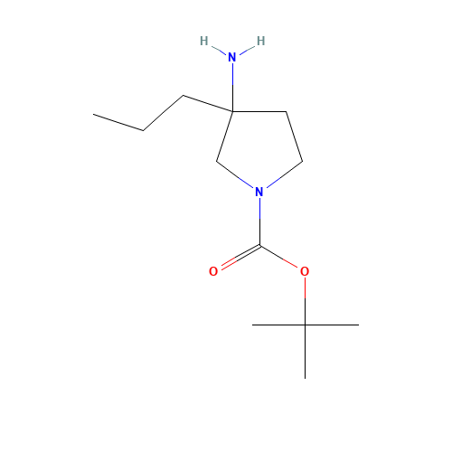 tert-butyl 3-amino-3-propylpyrrolidine-1-carboxylate (CAS: 1443741-48-7) - Related Chemical Product