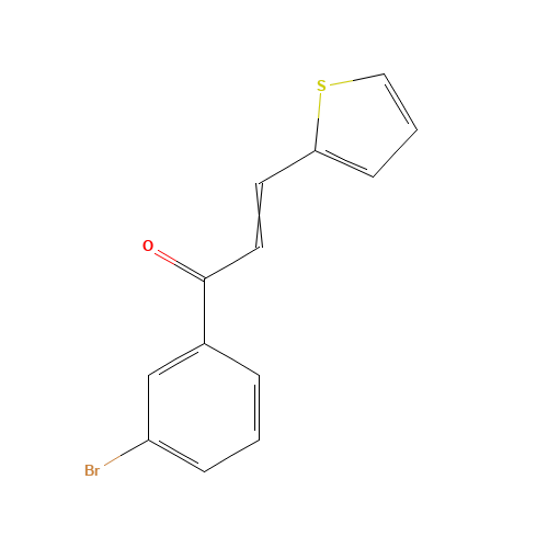 1-(3-bromophenyl)-3-thiophen-2-ylprop-2-en-1-one (CAS: 358656-23-2) - Related Chemical Product