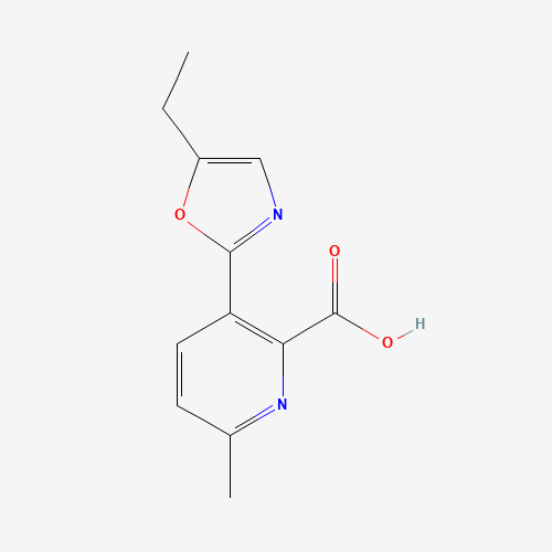 3-(5-ethyl-1,3-oxazol-2-yl)-6-methylpyridine-2-carboxylic acid (CAS: 1228430-79-2) - Related Chemical Product