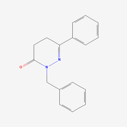 2-benzyl-6-phenyl-4,5-dihydropyridazin-3-one (CAS: 87769-64-0) - Chemical Structure and Molecular Formula 