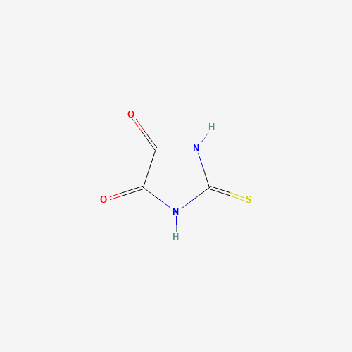 2-sulfanylideneimidazolidine-4,5-dione (CAS: 496-89-9) - Chemical Structure and Molecular Formula 