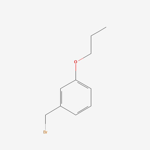 1-(bromomethyl)-3-propoxybenzene (CAS: 866596-42-1) - Chemical Structure and Molecular Formula 