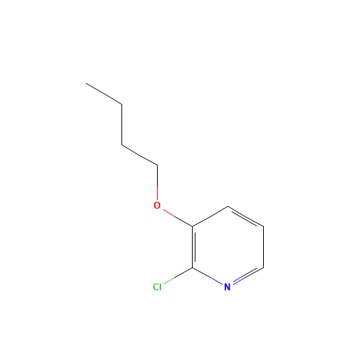 3-butoxy-2-chloropyridine (CAS: 1003711-47-4) - Chemical Structure and Molecular Formula 