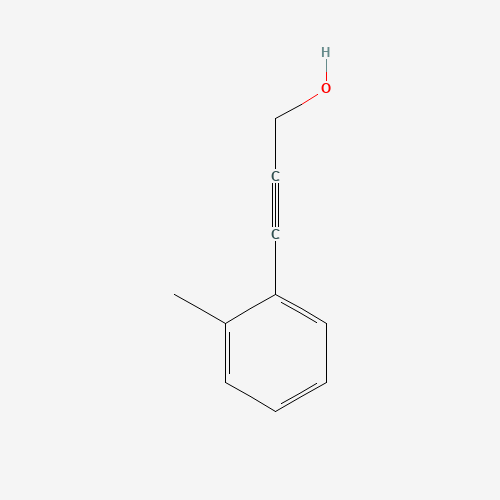 3-(2-methylphenyl)prop-2-yn-1-ol (CAS: 35851-37-7) - Chemical Structure and Molecular Formula 