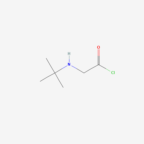 2-(tert-butylamino)acetyl chloride (CAS: 238090-56-7) - Chemical Structure and Molecular Formula 