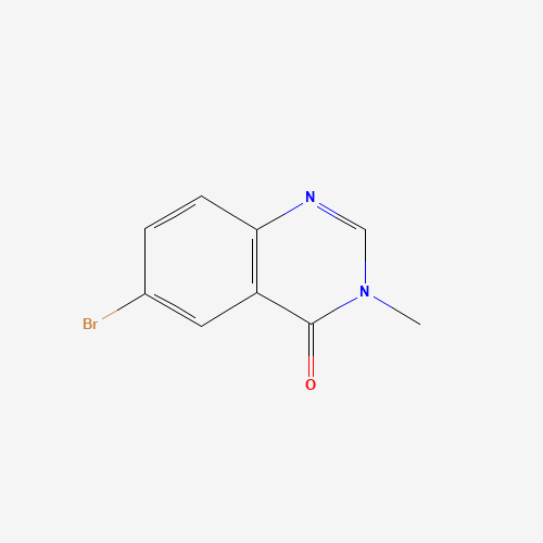 6-bromo-3-methylquinazolin-4-one (CAS: 57573-59-8) - Chemical Structure and Molecular Formula 