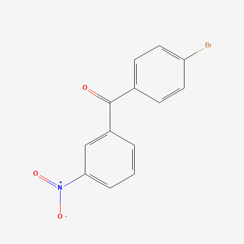 (4-bromophenyl)-(3-nitrophenyl)methanone (CAS: 62100-13-4) - Chemical Structure and Molecular Formula 