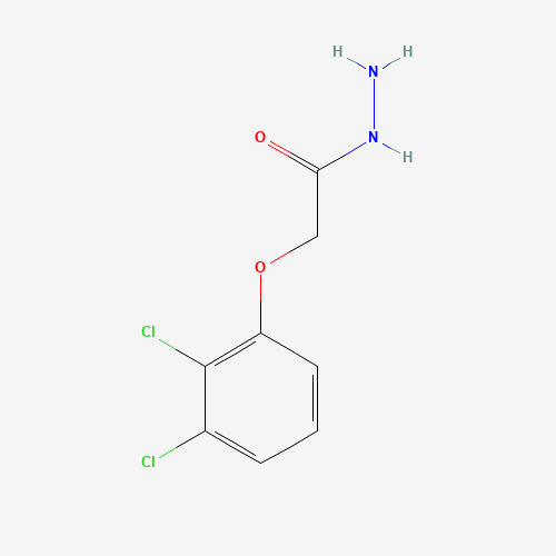 2-(2,3-dichlorophenoxy)acetohydrazide (CAS: 153860-25-4) - Chemical Structure and Molecular Formula 