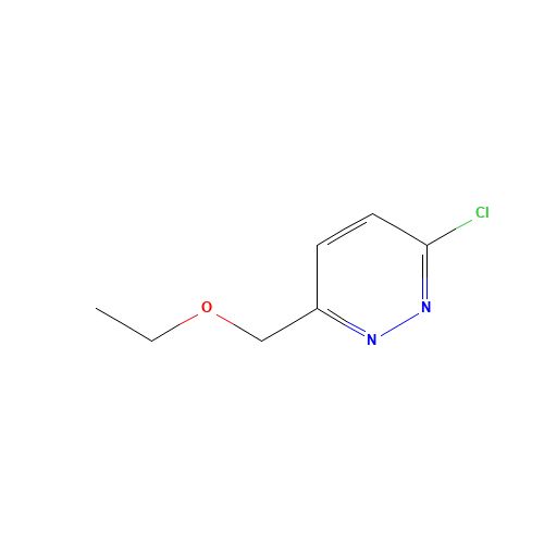3-chloro-6-(ethoxymethyl)pyridazine (CAS: 1289386-87-3) - Chemical Structure and Molecular Formula 