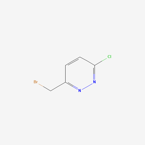 3-(bromomethyl)-6-chloropyridazine (CAS: 859161-48-1) - Chemical Structure and Molecular Formula 