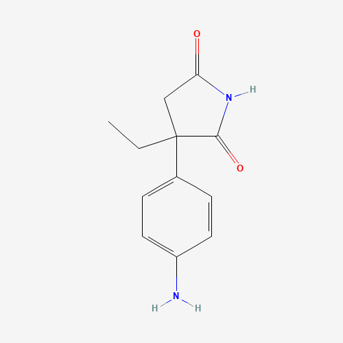 3-(4-aminophenyl)-3-ethylpyrrolidine-2,5-dione (CAS: 91567-07-6) - Related Chemical Product