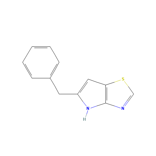 5-benzyl-4H-pyrrolo[2,3-d][1,3]thiazole (CAS: 1258934-84-7) - Chemical Structure and Molecular Formula 