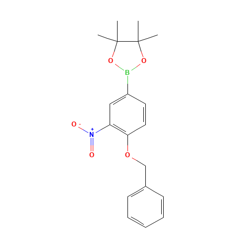 tert-butyl N-[2-nitro-4-(4,4,5,5-tetramethyl-1,3,2-dioxaborolan-2-yl)phenyl]carbamate (CAS: 855738-76-0) - Related Chemical Product