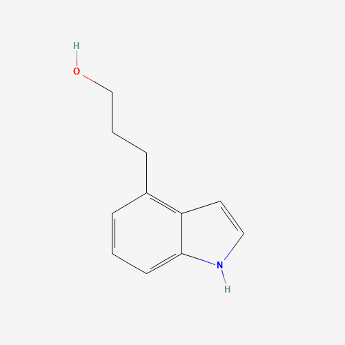 3-(1H-indol-4-yl)propan-1-ol (CAS: 103573-70-2) - Chemical Structure and Molecular Formula 