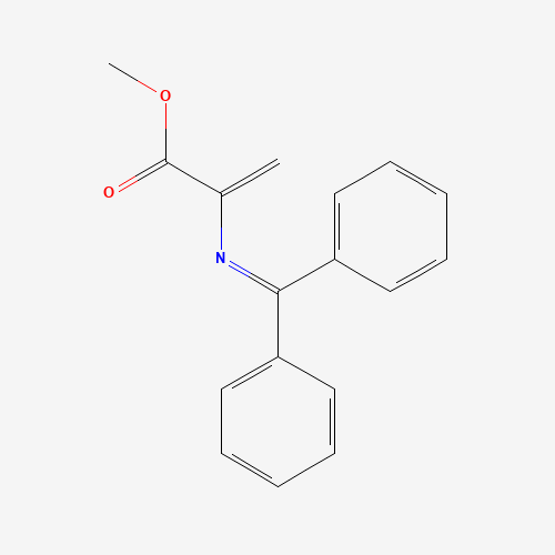 methyl 2-(benzhydrylideneamino)prop-2-enoate (CAS: 118553-21-2) - Chemical Structure and Molecular Formula 