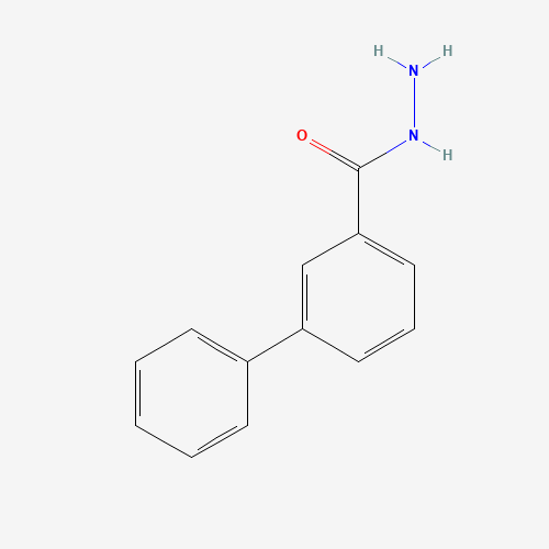 3-phenylbenzohydrazide (CAS: 709653-55-4) - Chemical Structure and Molecular Formula 