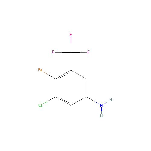 4-bromo-3-chloro-5-(trifluoromethyl)aniline (CAS: 914225-58-4) - Related Chemical Product