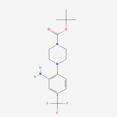 tert-butyl 4-[2-amino-4-(trifluoromethyl)phenyl]piperazine-1-carboxylate (CAS: 862874-74-6) - Related Chemical Product