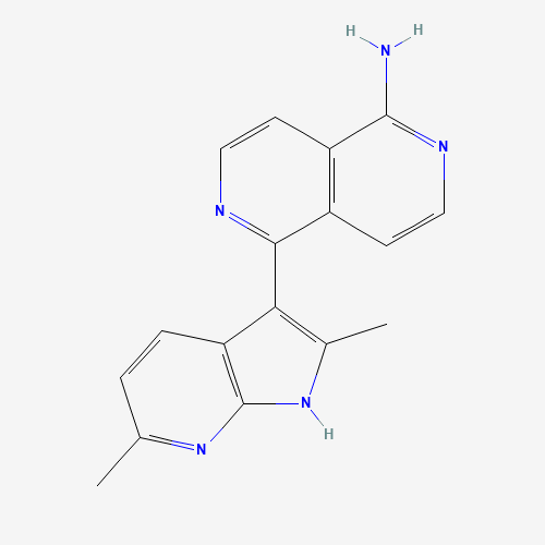 5-(2,6-dimethyl-1H-pyrrolo[2,3-b]pyridin-3-yl)-2,6-naphthyridin-1-amine (CAS: 1392428-79-3) - Related Chemical Product