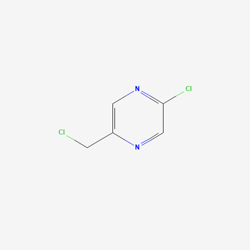 2-chloro-5-(chloromethyl)pyrazine (CAS: 105985-21-5) - Chemical Structure and Molecular Formula 