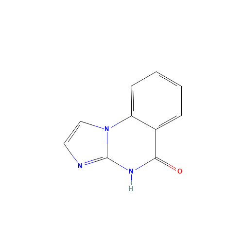 4H-imidazo[1,2-a]quinazolin-5-one (CAS: 109224-70-6) - Chemical Structure and Molecular Formula 