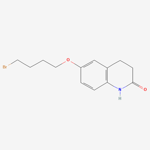 6-(4-bromobutoxy)-3,4-dihydro-1H-quinolin-2-one (CAS: 63136-84-5) - Chemical Structure and Molecular Formula 