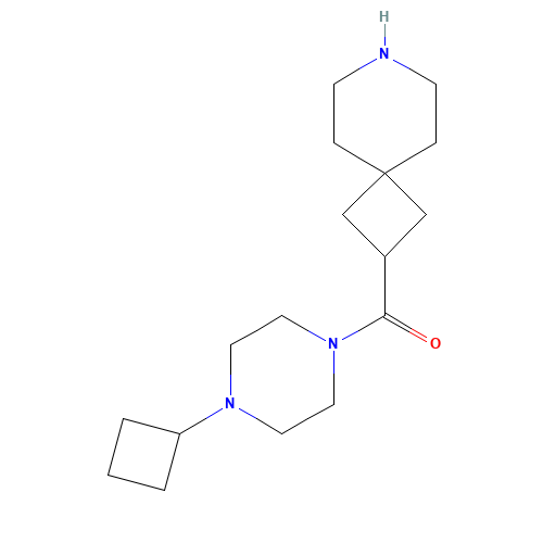 7-azaspiro[3.5]nonan-2-yl-(4-cyclobutylpiperazin-1-yl)methanone (CAS: 1227610-21-0) - Related Chemical Product