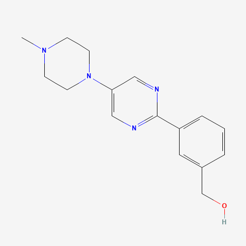 [3-[5-(4-methylpiperazin-1-yl)pyrimidin-2-yl]phenyl]methanol (CAS: 1092568-96-1) - Related Chemical Product
